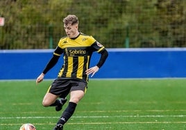 Iñaki Bilbao durante un partido de esta temporada.