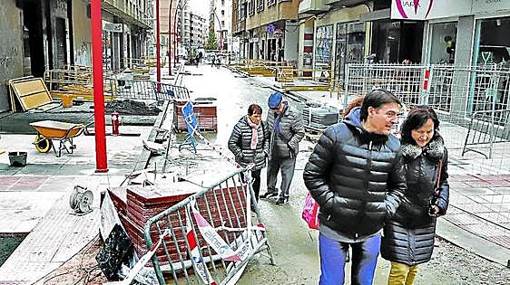 Avanzan las obras de la calle Arenal