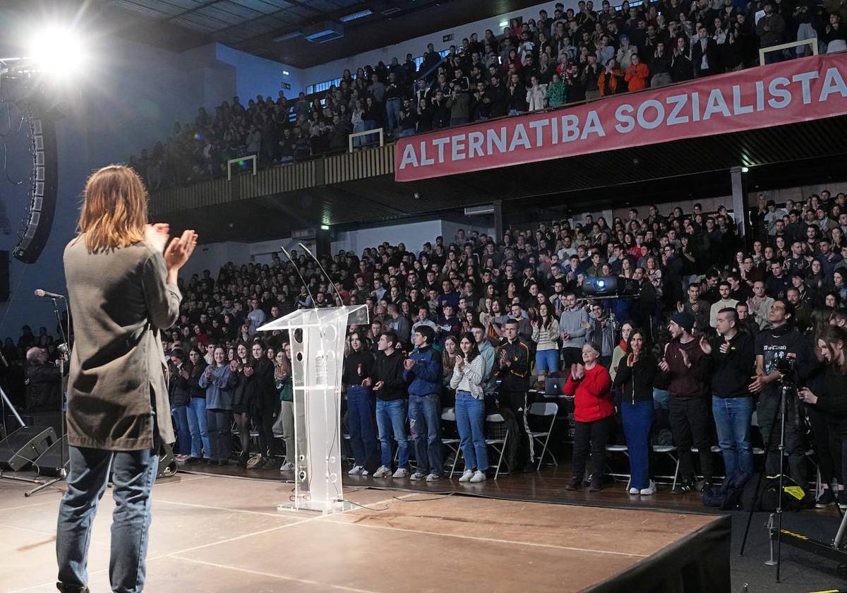 Acto de EHKS el pasado sábado en Eibar.