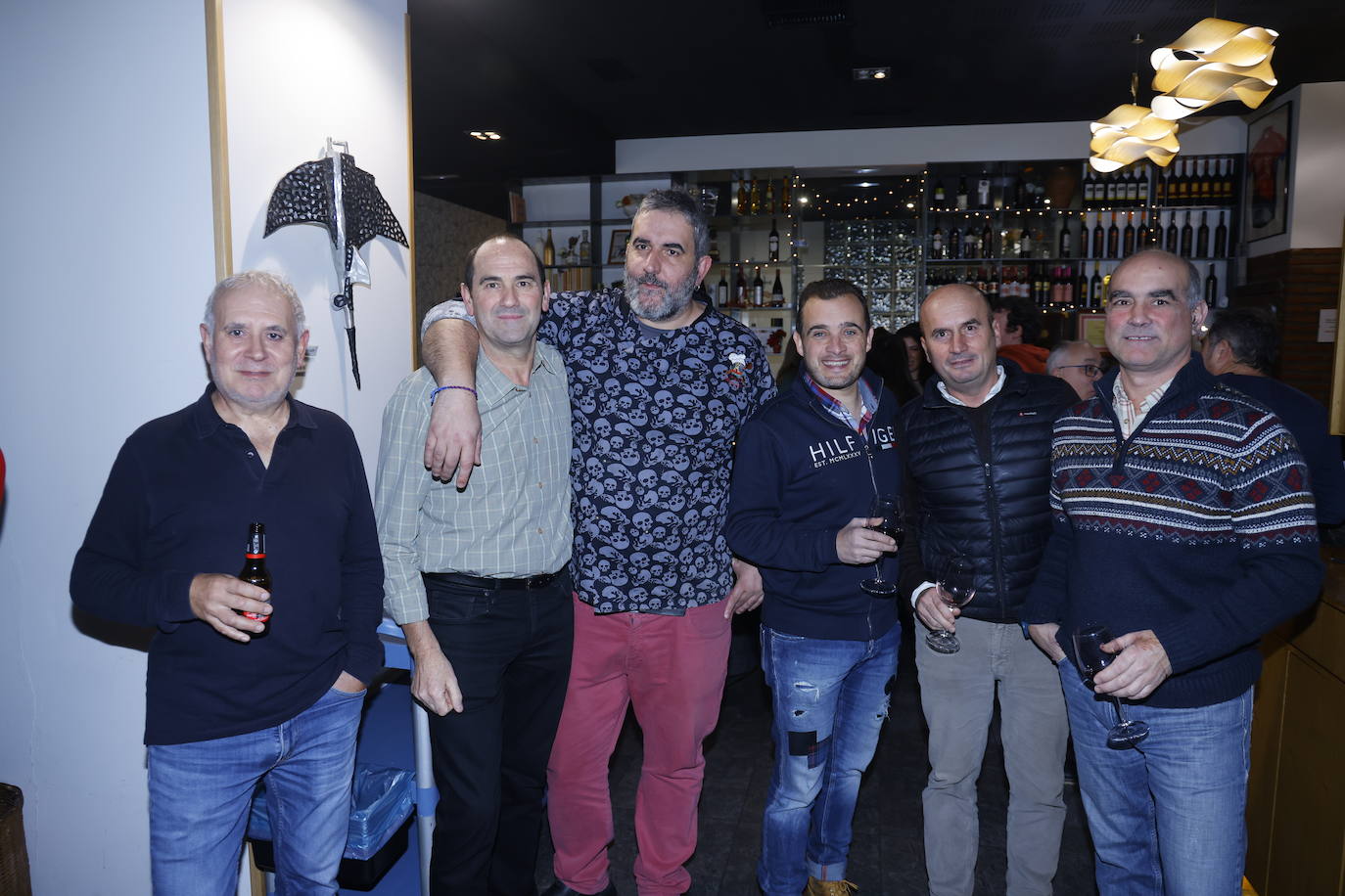 Así fue la cena en la sociedad gastronómica Azkenean