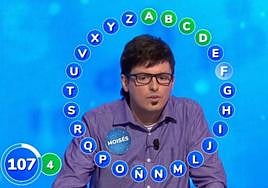 Moisés en 'Pasapalabra'.