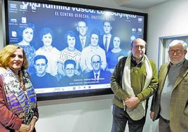 Cristina Cuesta, Felipe Hernández Cava y Florencio Domínguez en la presentación del documental.