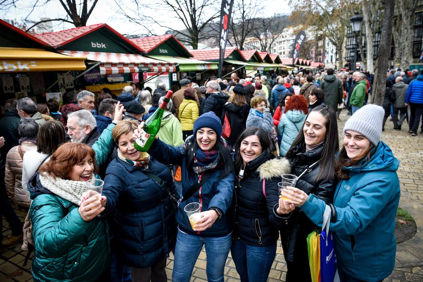 Las imágenes de la feria de Santo Tomás