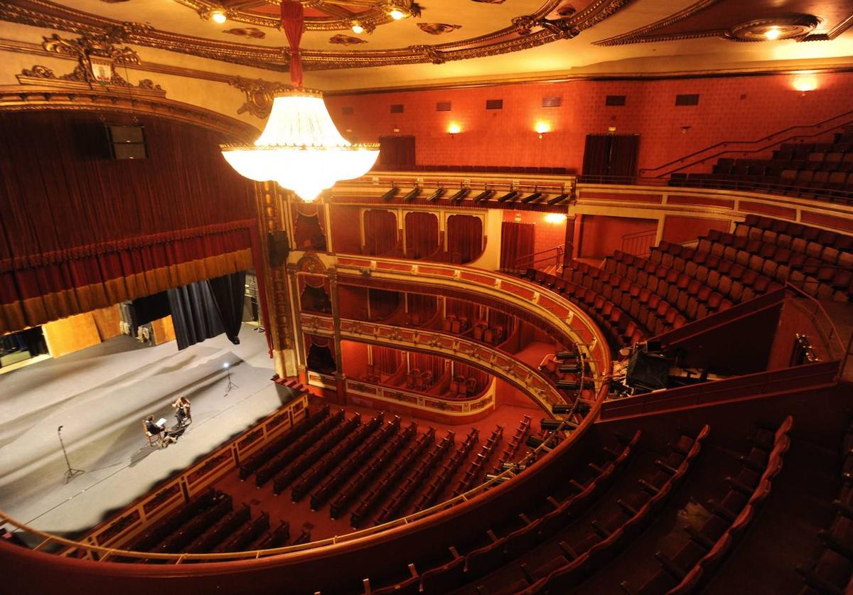 Vista interior del actual Teatro Principal.