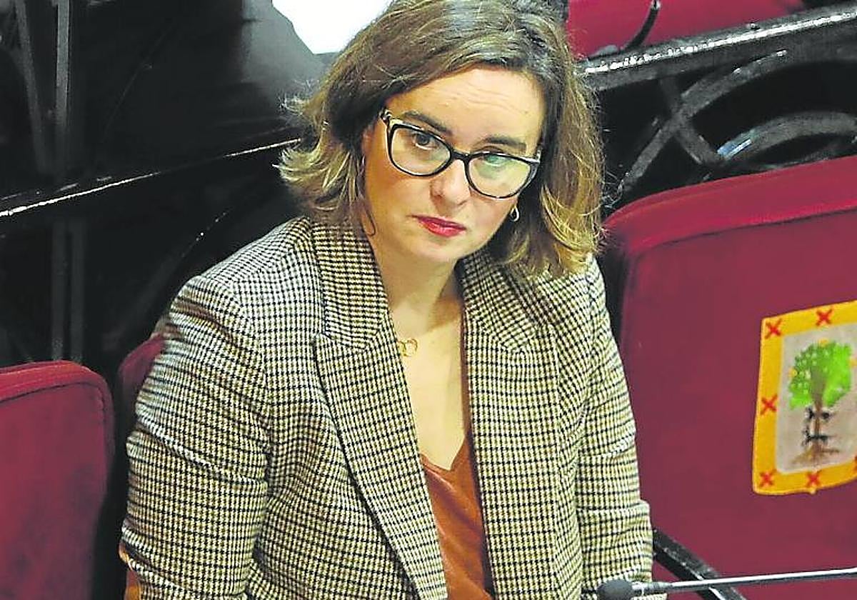 La diputada general Elixabete Etxanobe.