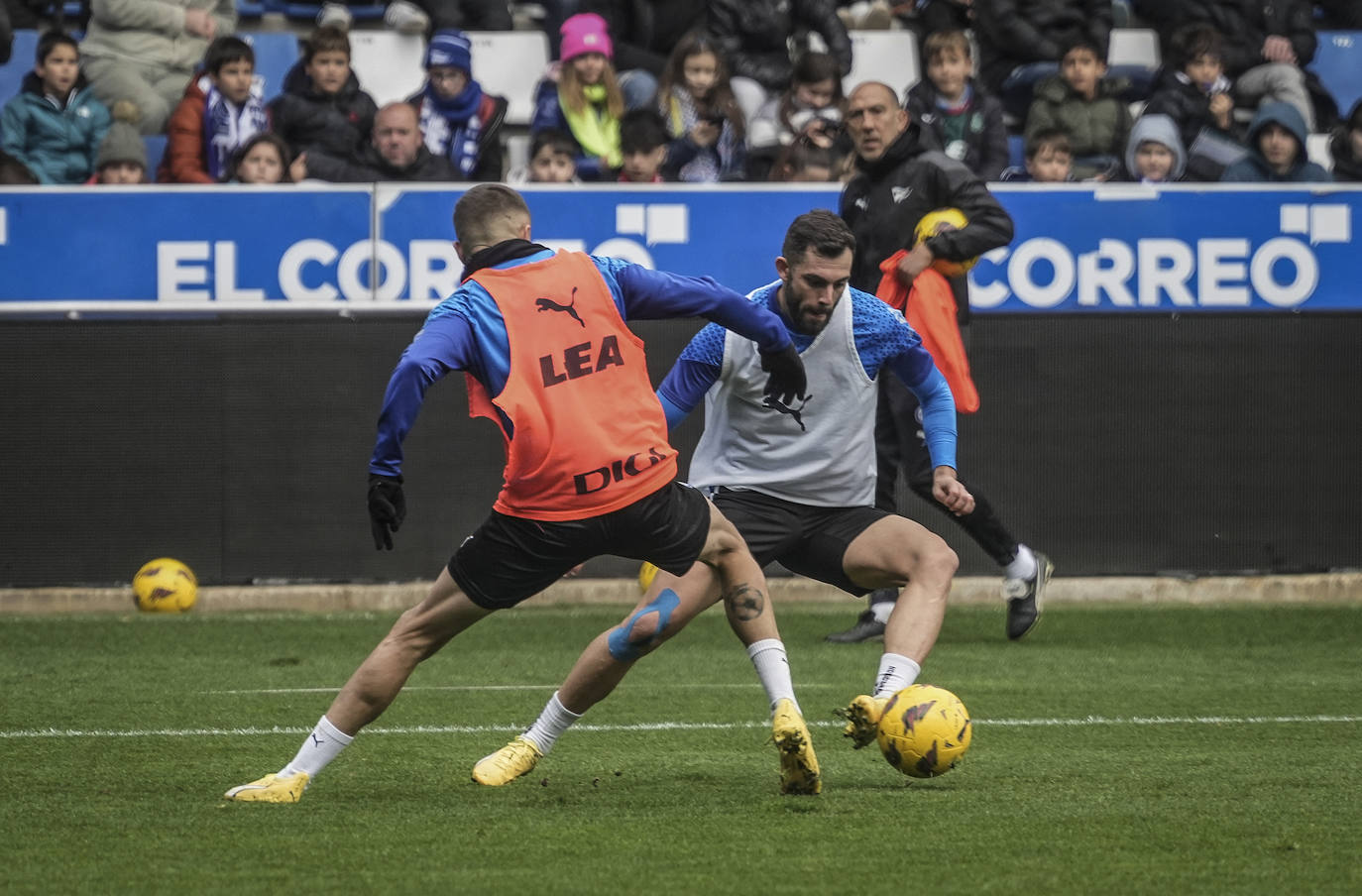 Las mejores fotos del entrenamiento a puerta abierta del Alavés