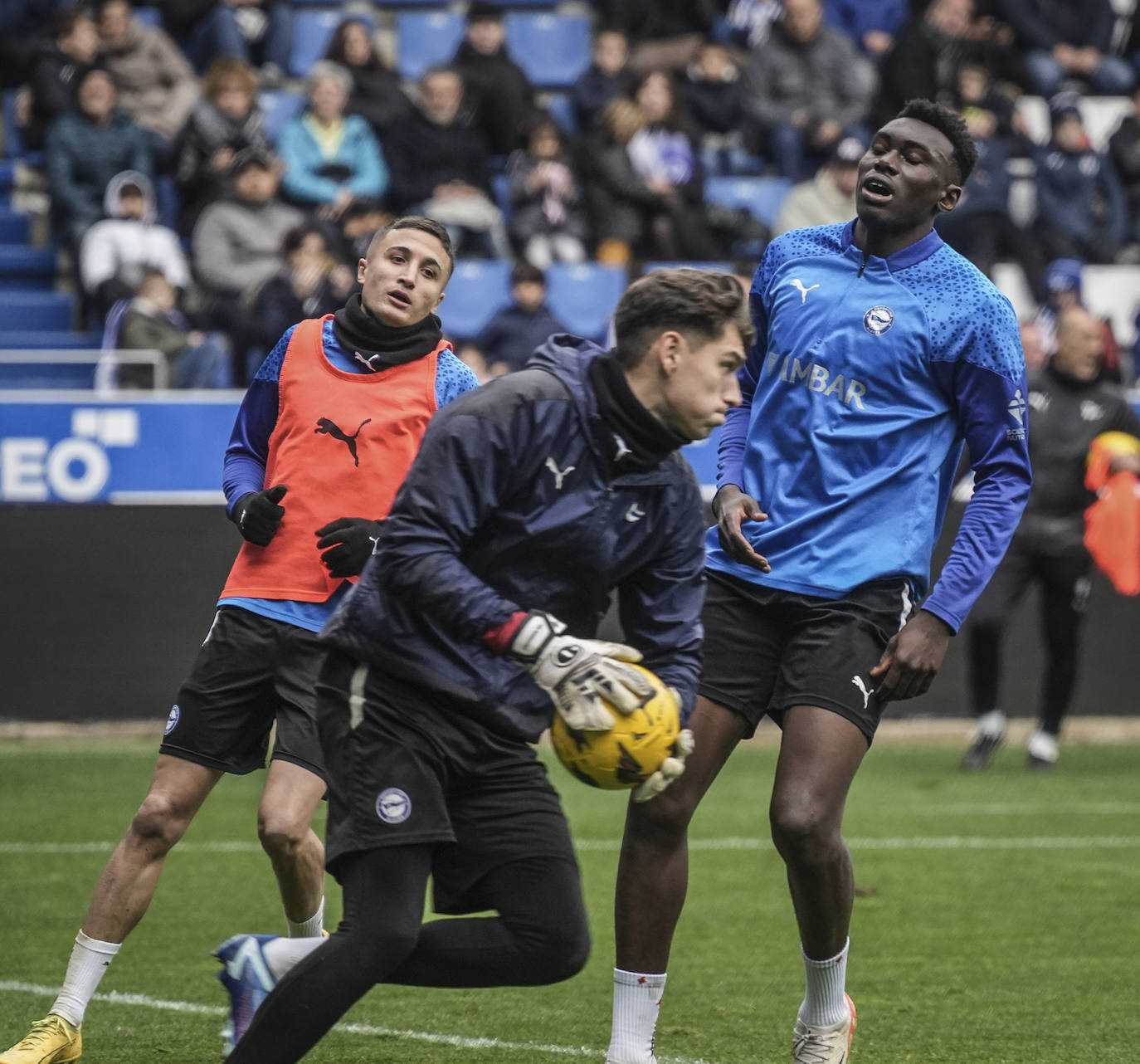 Las mejores fotos del entrenamiento a puerta abierta del Alavés