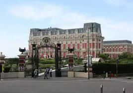 Exterior del Hôtel du Palais de Biarritz.