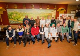 La cena en Abendaño, en imágenes