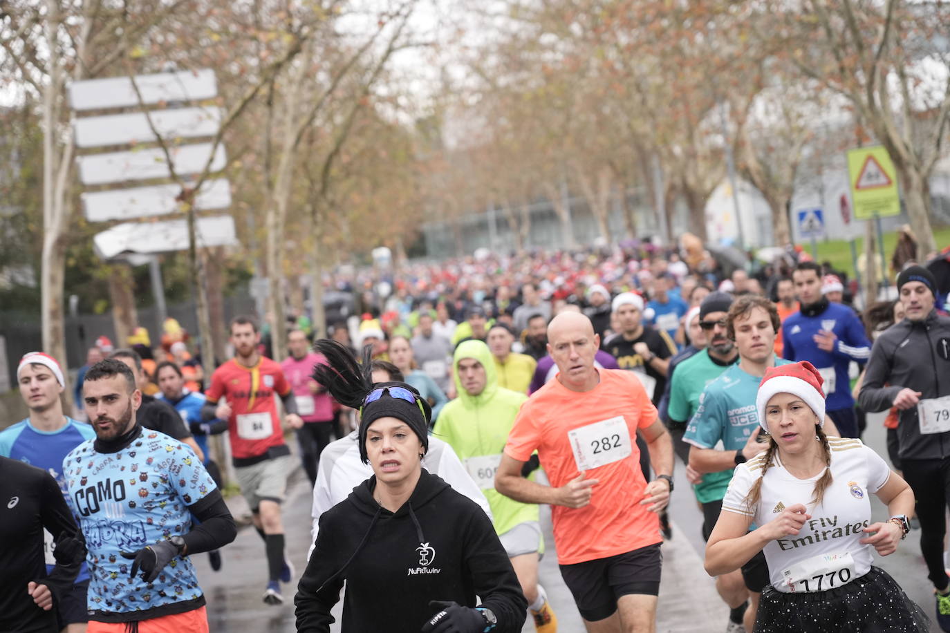 Las mejores imágenes de la San Silvestre de Vitoria