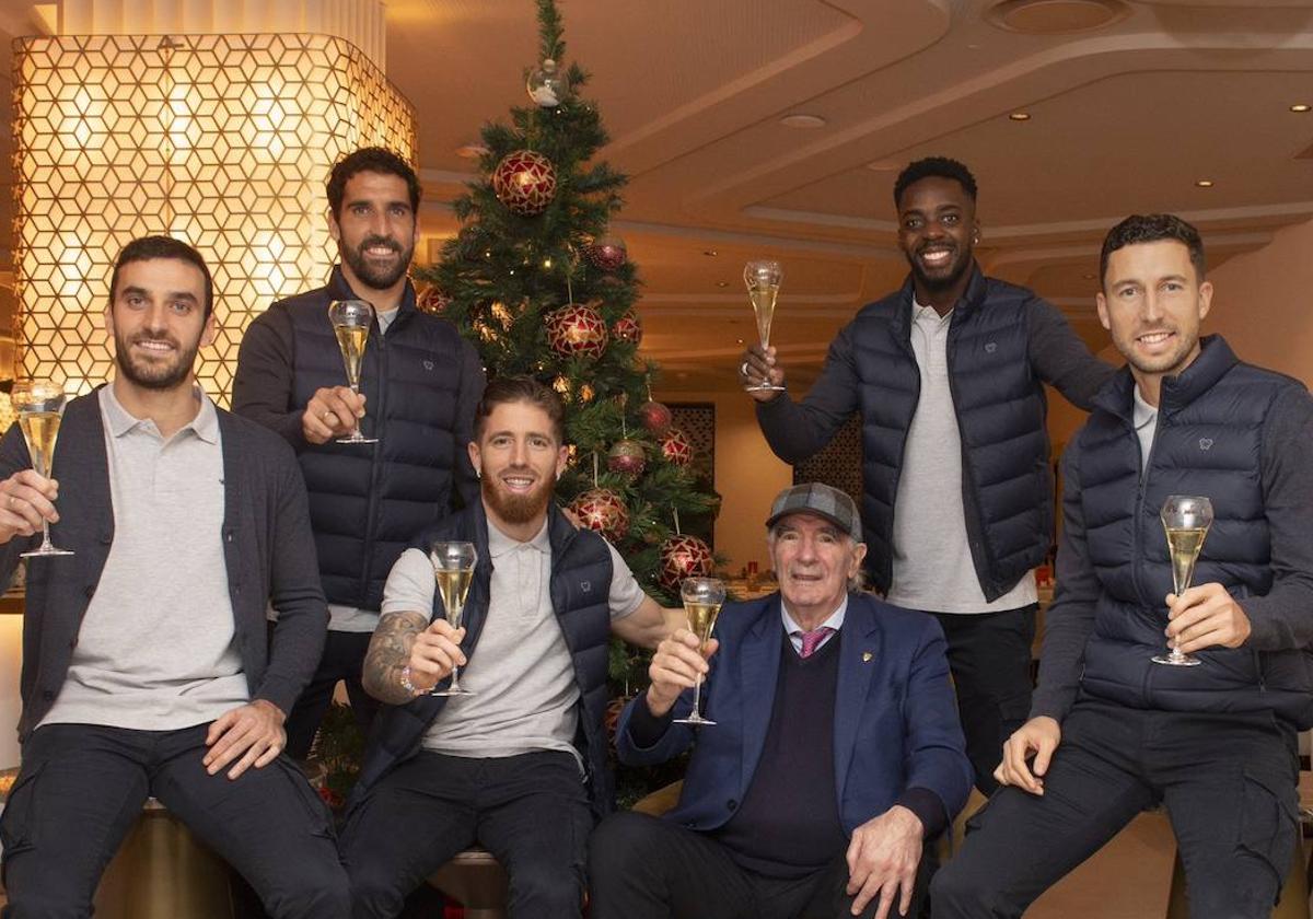 El brindis del Athletic para felicitar el nuevo año