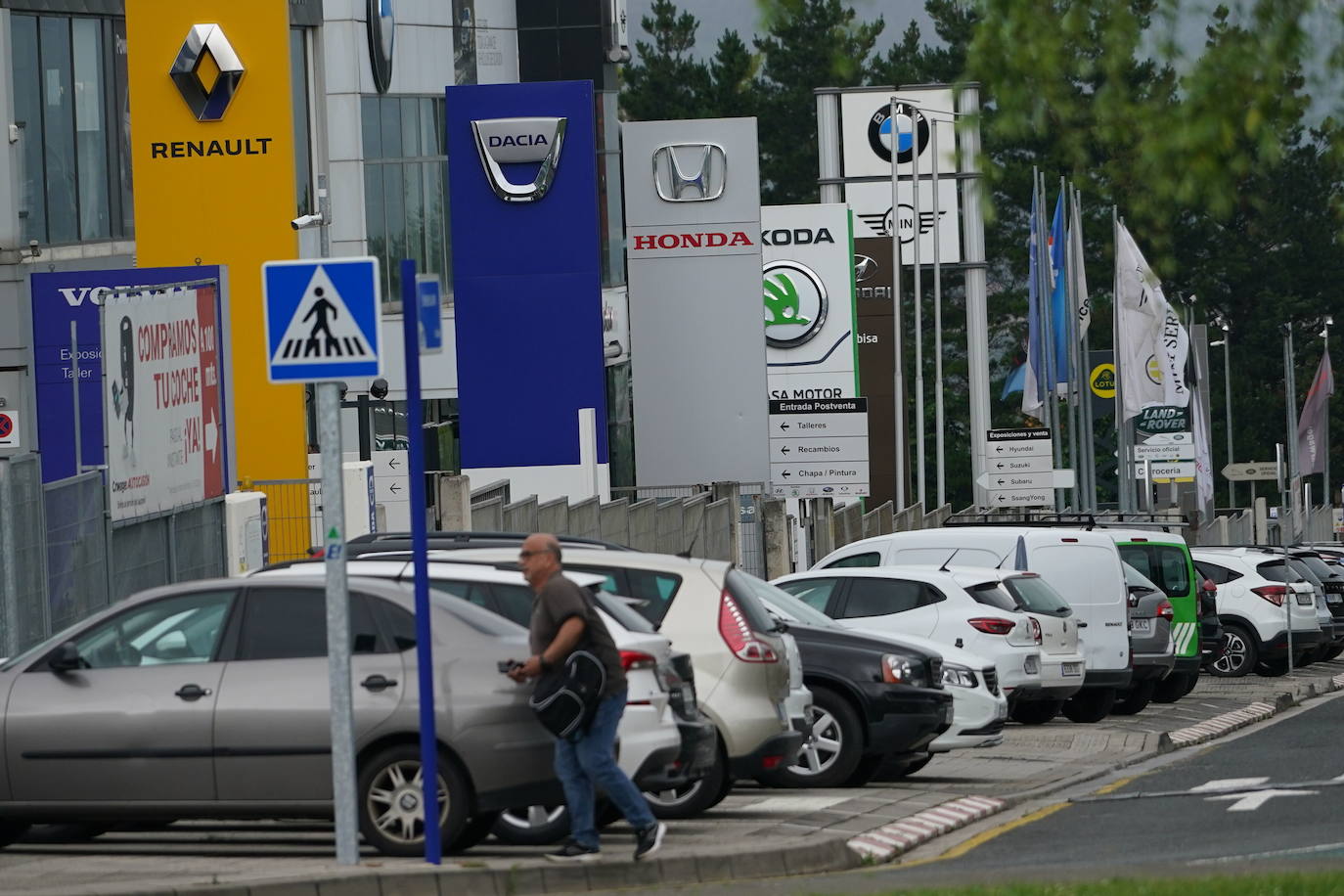 La venta de coches en Euskadi se hunde a nuevos mínimos históricos