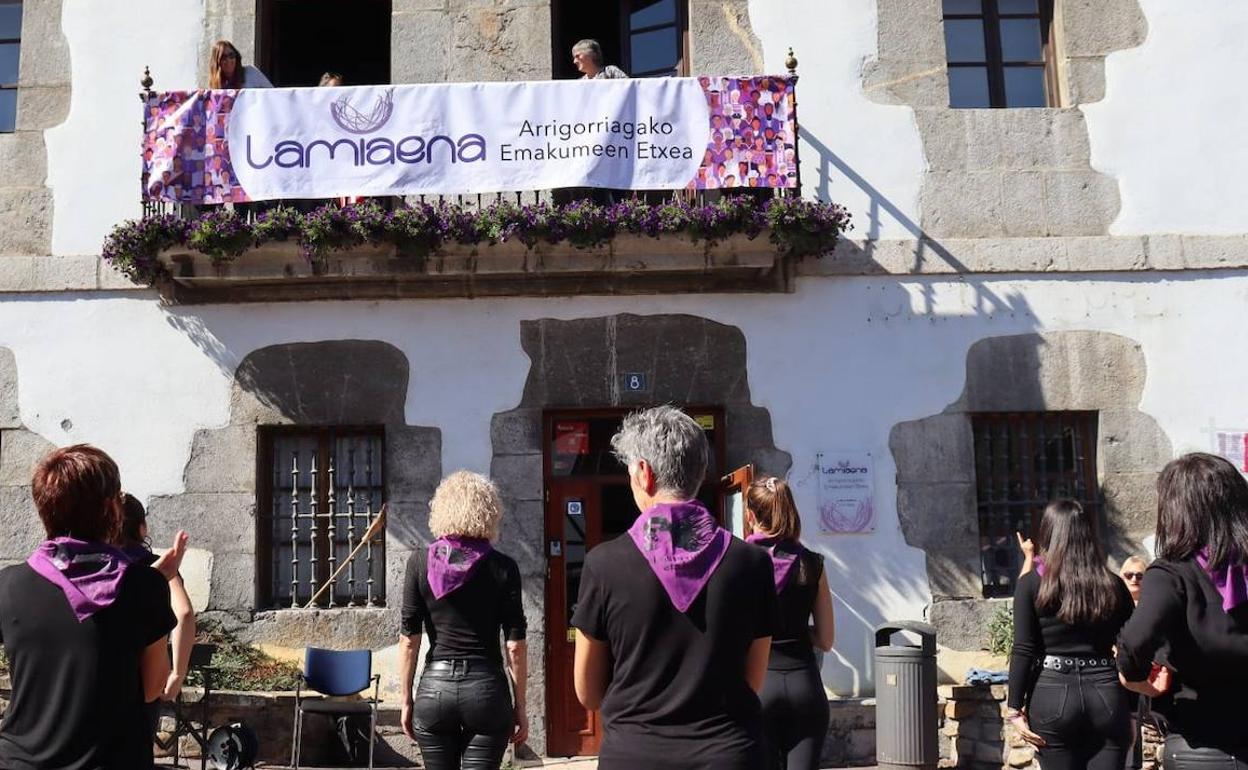 Imagen de la Casa de las Mujeres de Arrigorriaga en su inauguración el pasado octubre