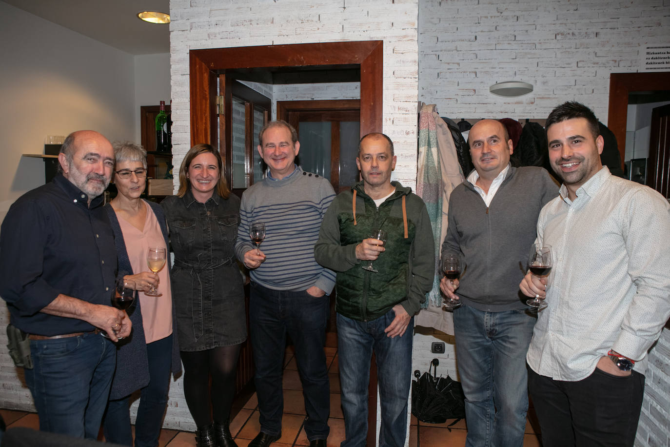 Fotos: Así fue la cena en la Sociedad Gastronómica Burduntzi