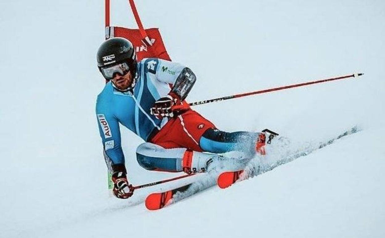 Aingeru Garay en un descenso.