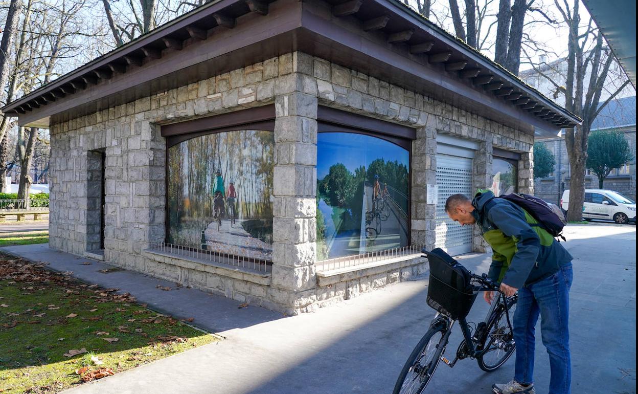 El edificio del parque de La Florida que acogerá la oficina de información.