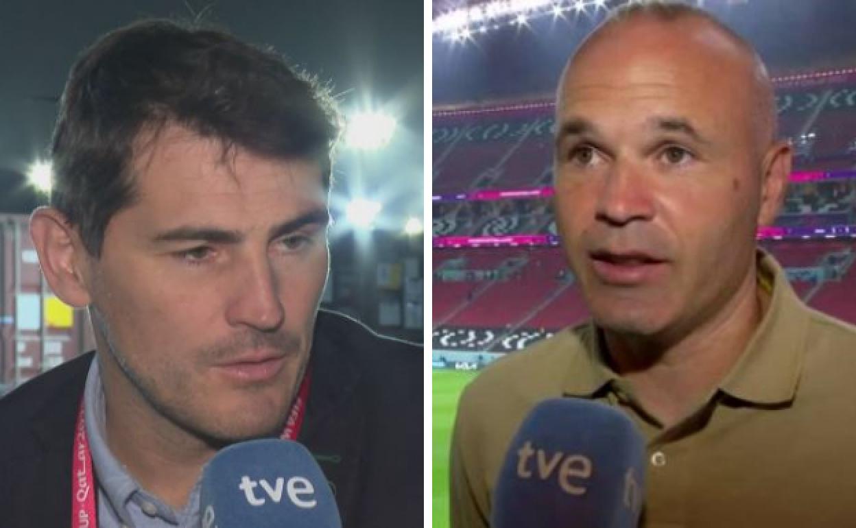 Los sueldos de Casillas e Iniesta por comentar el Mundial de Qatar en TVE