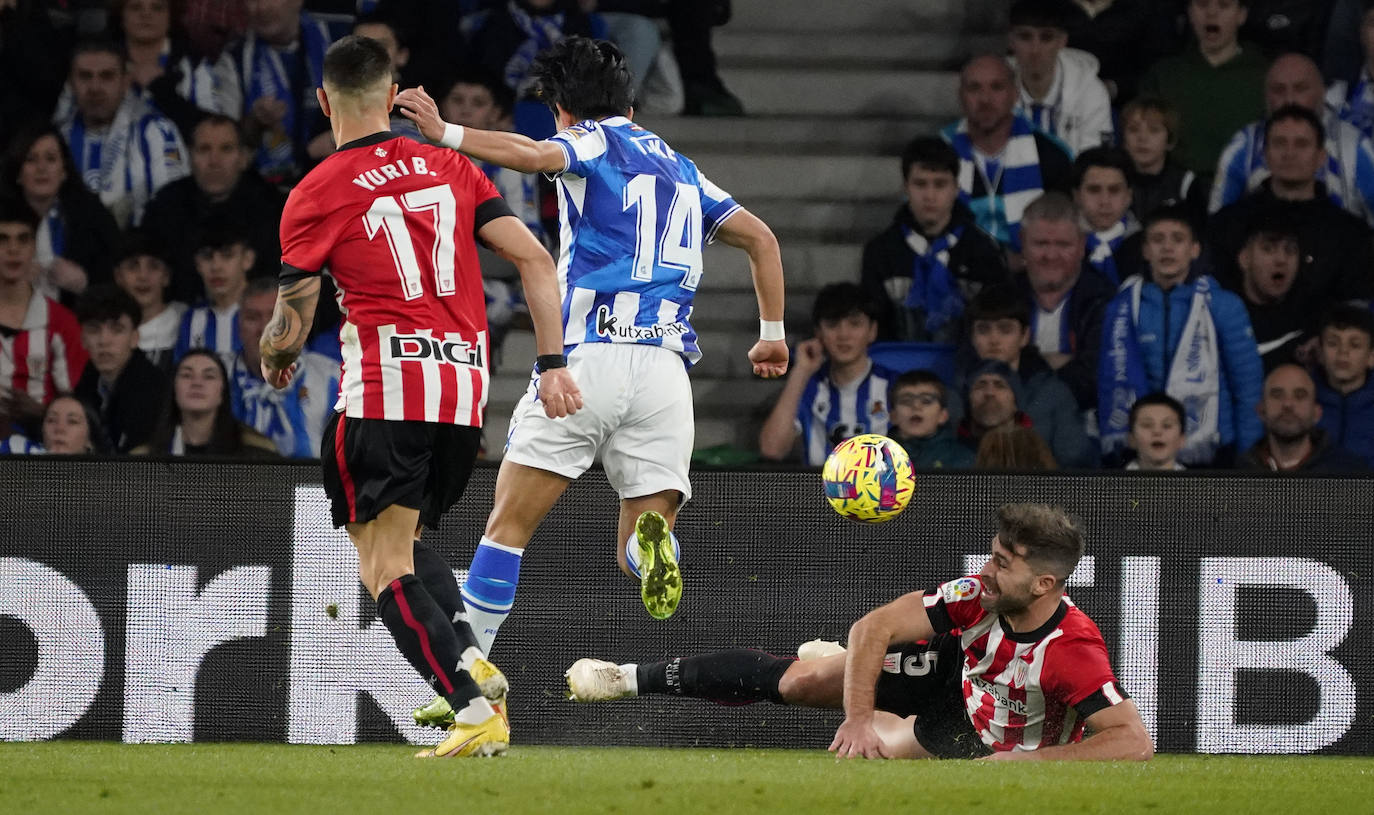 Fotos: El derbi entre la Real Sociedad y el Athletic, en imágenes