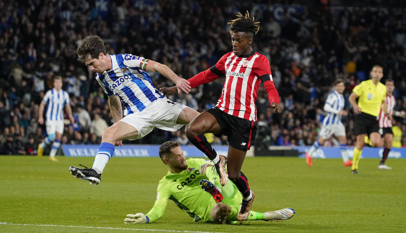 Fotos: El derbi entre la Real Sociedad y el Athletic, en imágenes