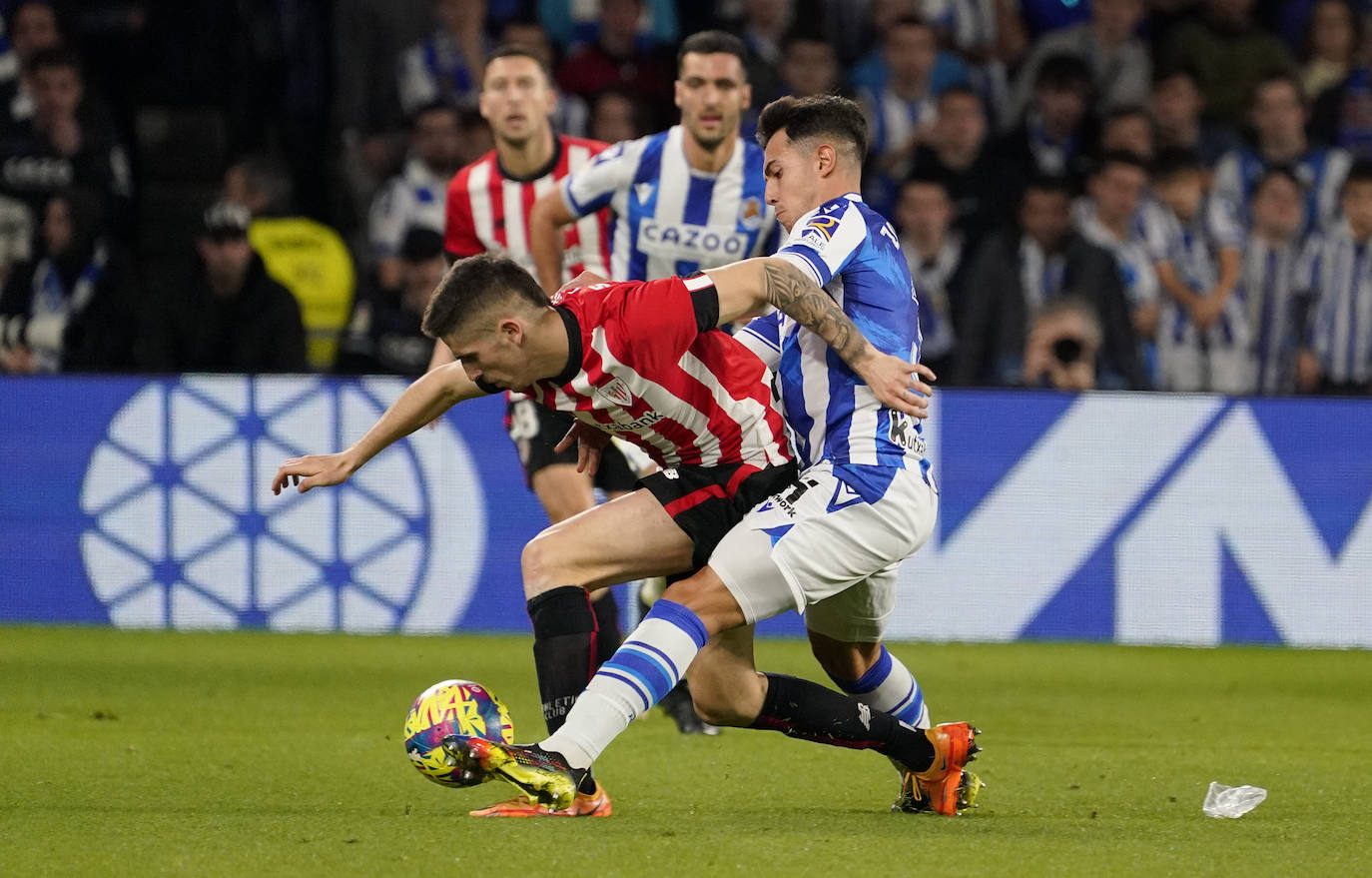 Fotos: El derbi entre la Real Sociedad y el Athletic, en imágenes