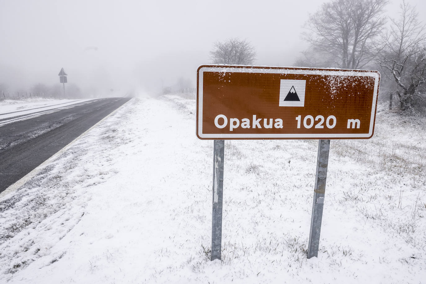 Fotos: Imágenes de la nieve en Álava