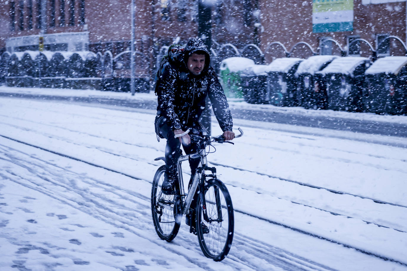 Fotos: Álava vive el primer temporal de nieve del invierno