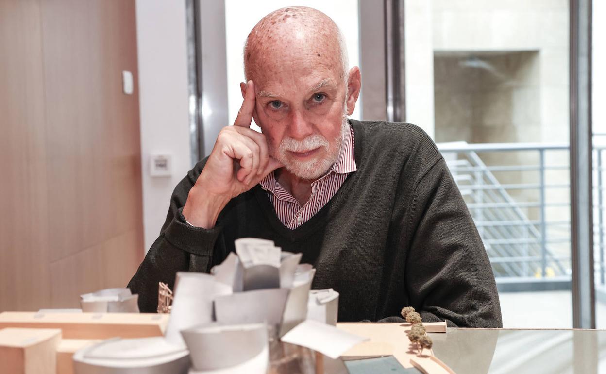 Richard Armstrong, director del Guggenheim de Nueva York, durante una visita a Bilbao. 