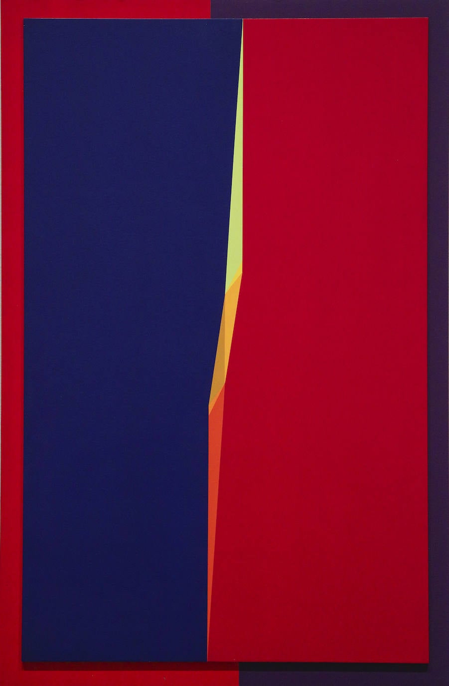 Acrílico en okume, de 1990.