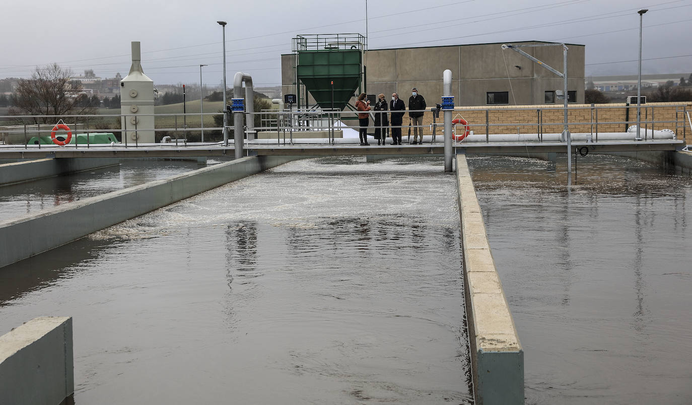 Instalaciones de la depuradora de Salvatierra.