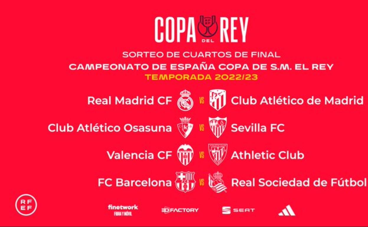 Osasuna-Real Sociedad en los octavos de final de la Copa del Rey