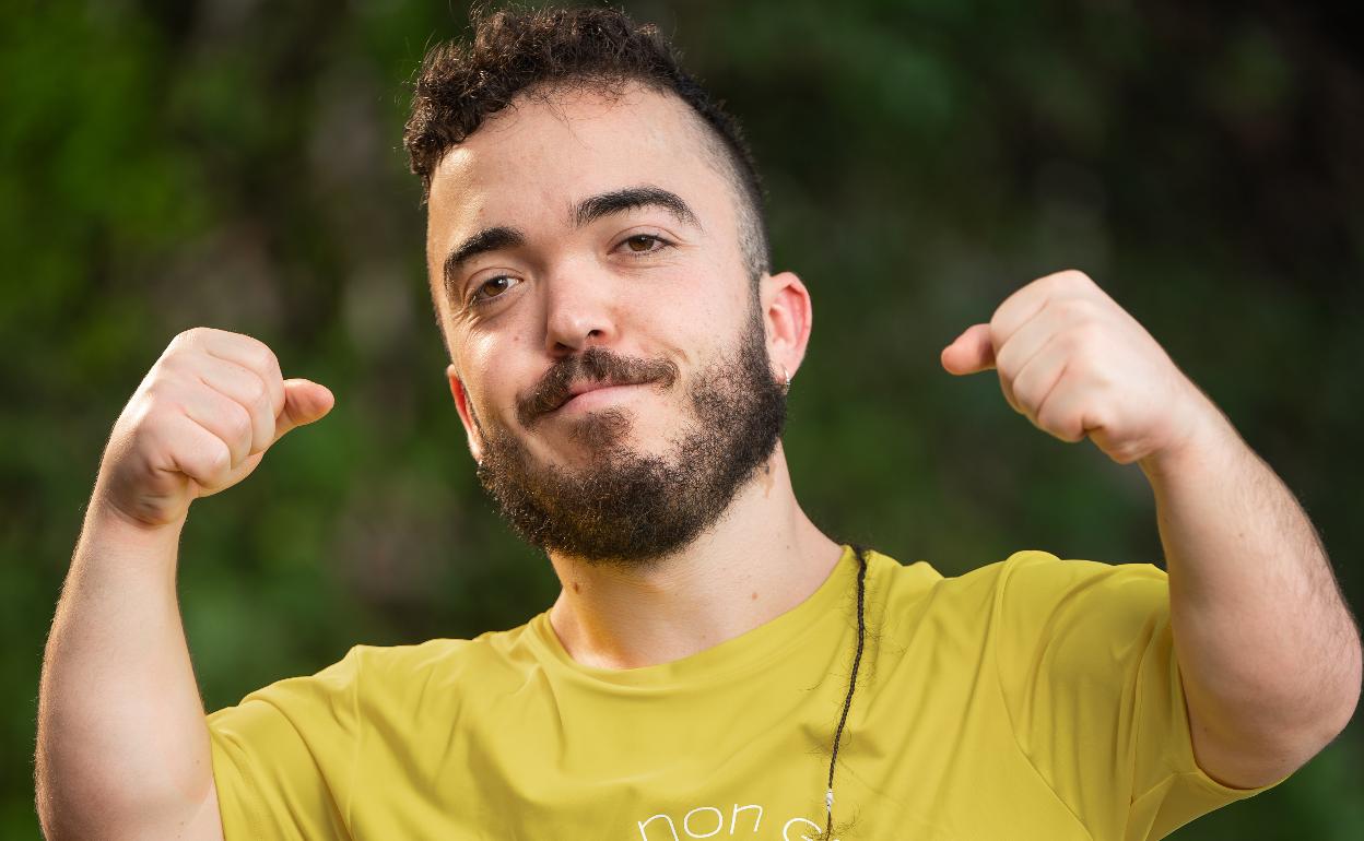 Álvaro Jiménez en una prueba del campeonato de España