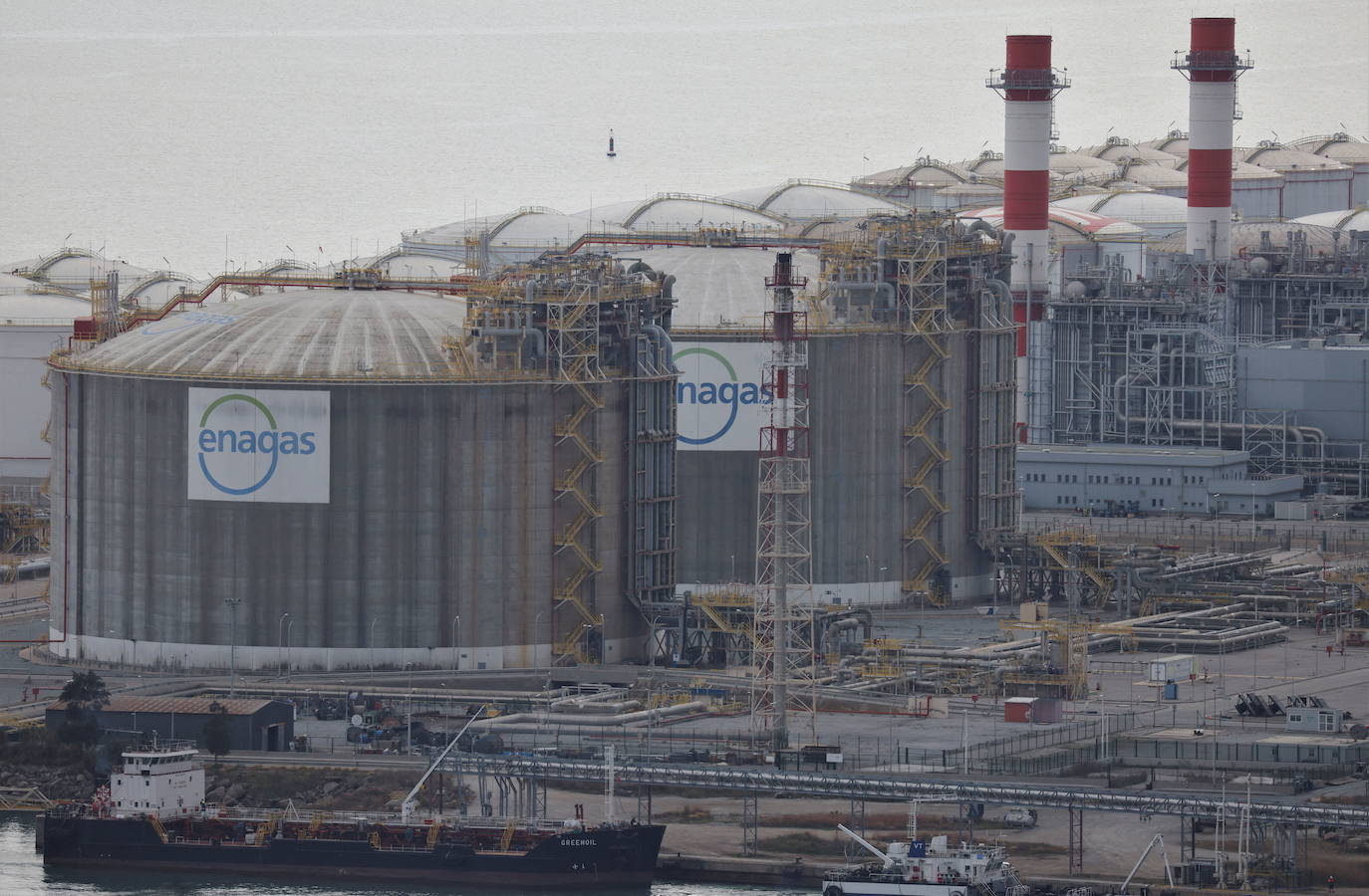 Puerto de Barcelona que se conectará a Marsella a con el hidroducto H2MED 