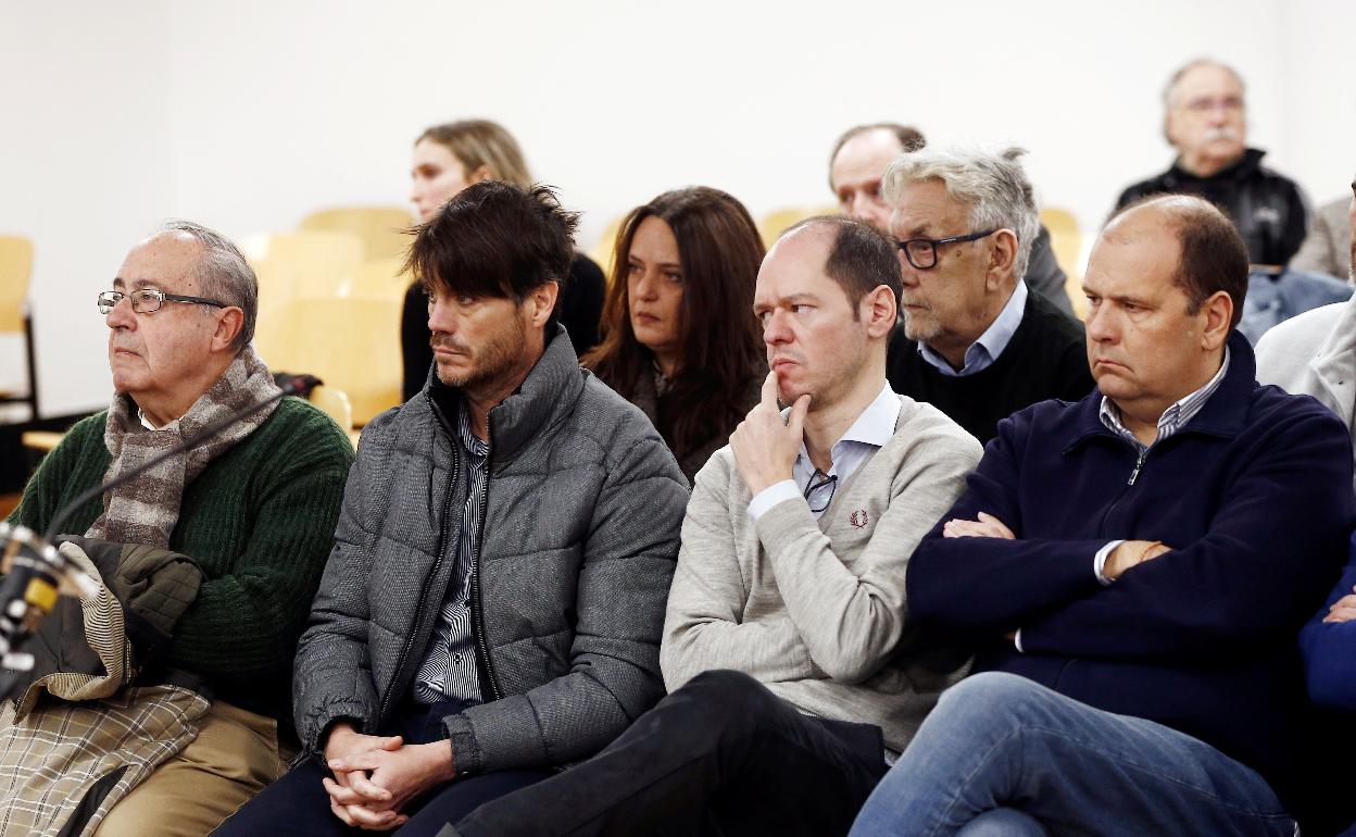 Un momento del juicio durante el caso Osasuna.