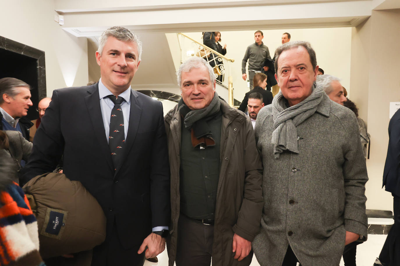 Roberto Delgado, Ángel Castro y Javier Alonso. 