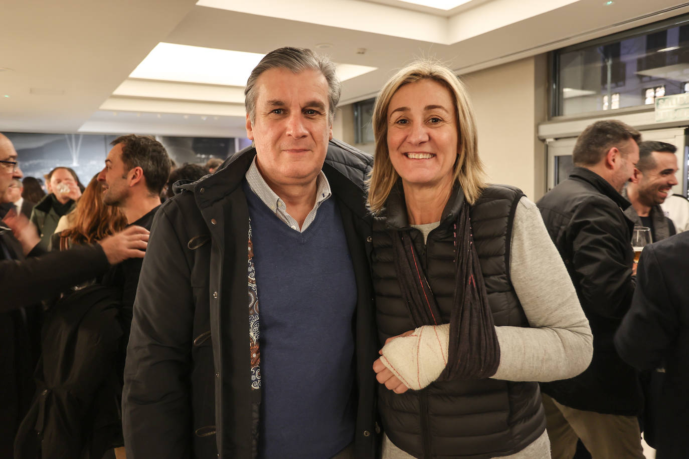 Jorge Dueñas e Isabel Iturbe. 