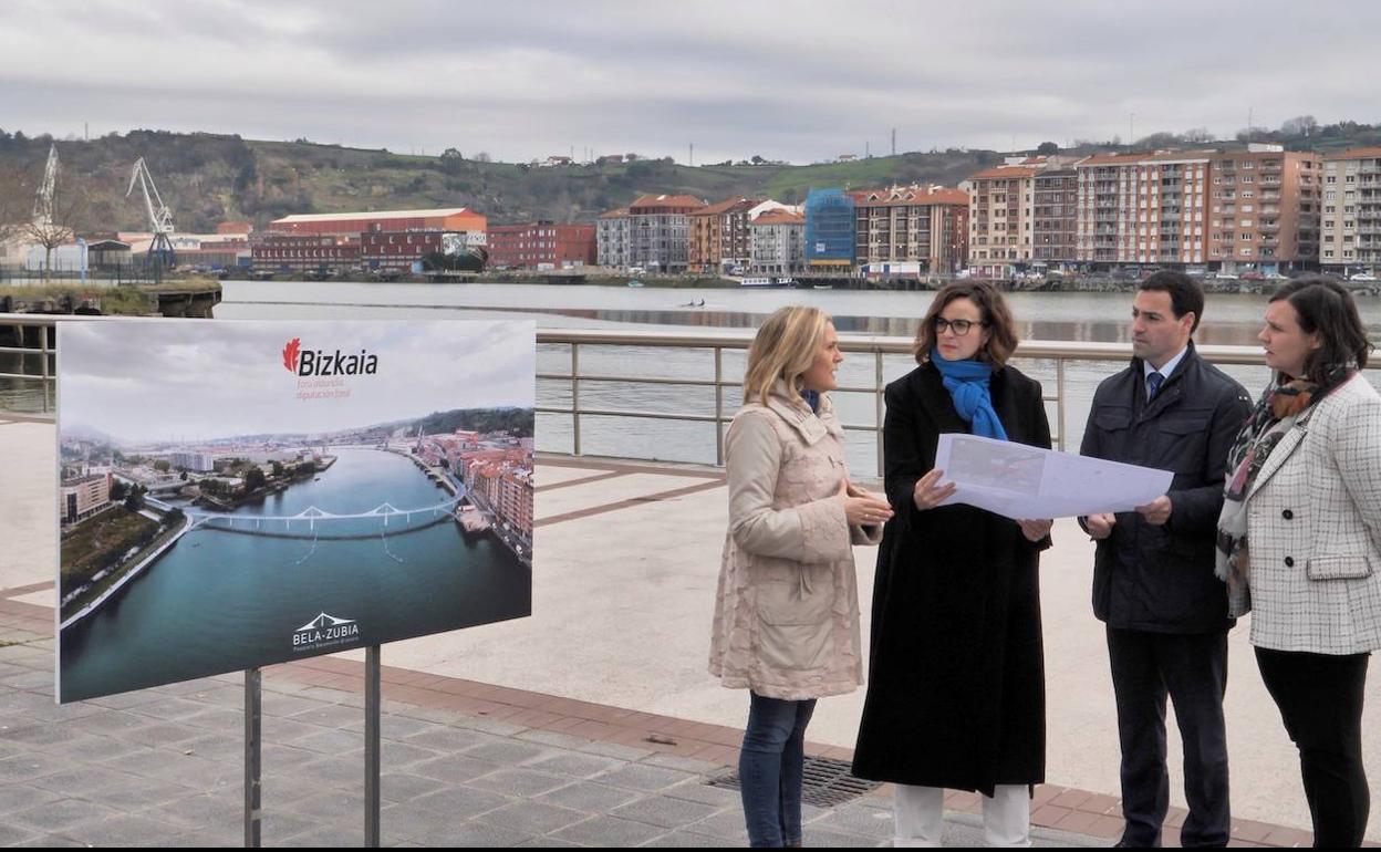 El puente de Erandio a Barakaldo se encarece de 16 a 26 millones y su construcción durará dos años y medio