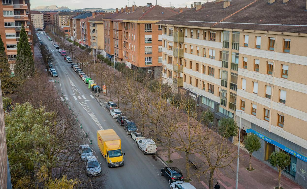 La calle Bustinzuri conectará el tranvía a Zabalgana con el resto de la red.