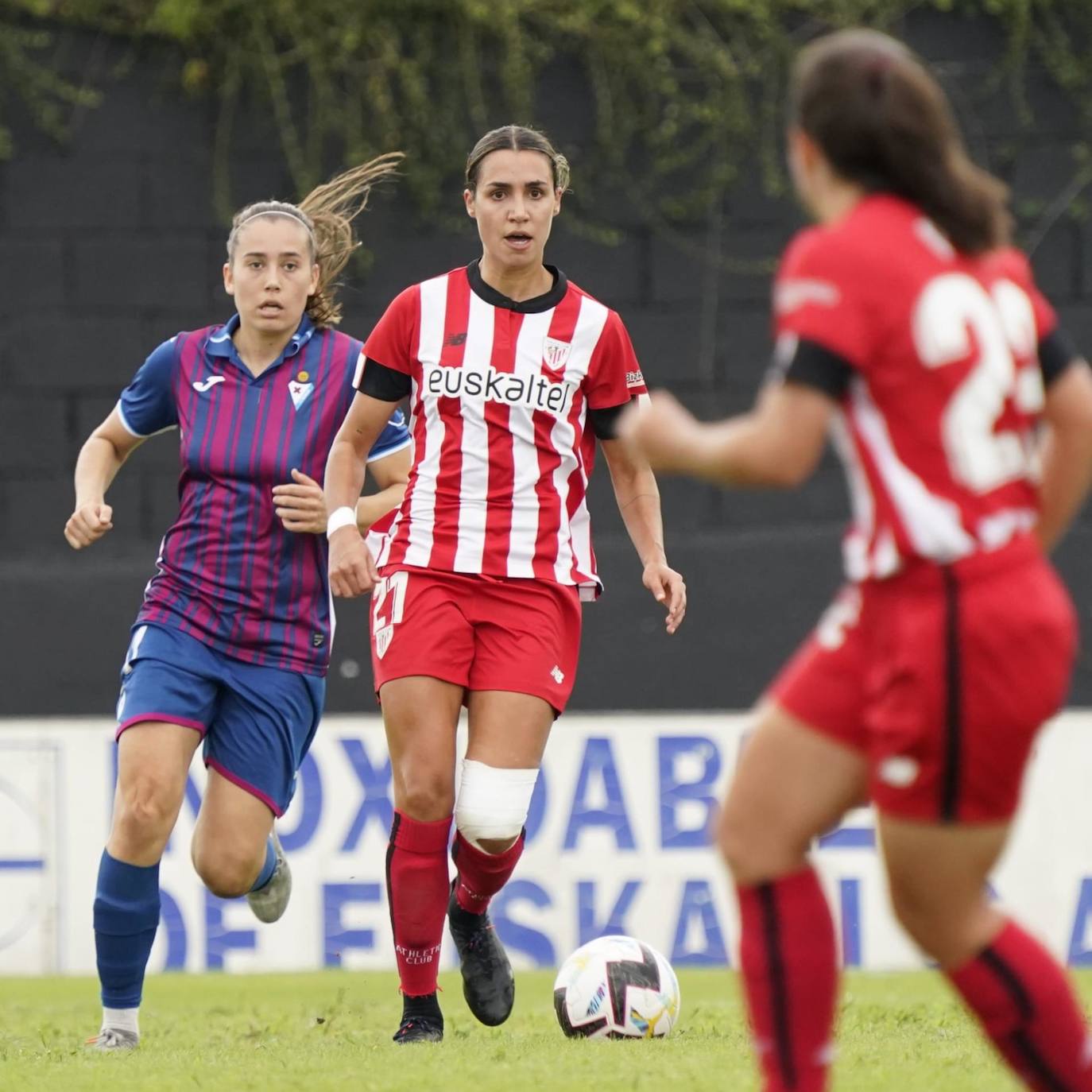 Bibiane, en un partido de pretemporada con el Athletic