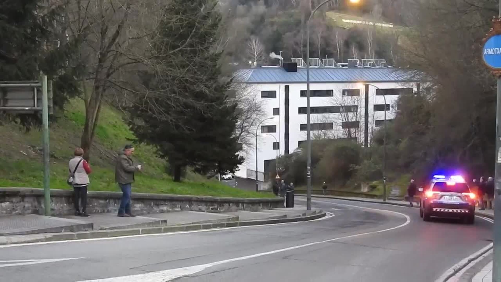 Un jabalí se pasea por Rekalde