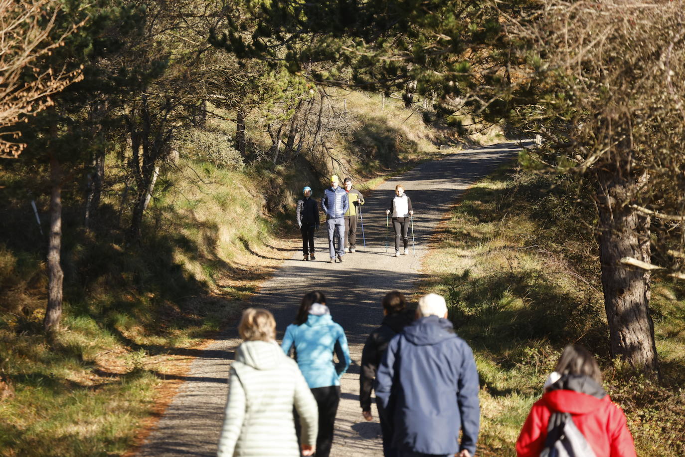 Álava da la bienvenida al Año Nuevo al sol en el Zaldiaran