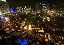 Imagen de la cabalgata de Reyes de 2009.