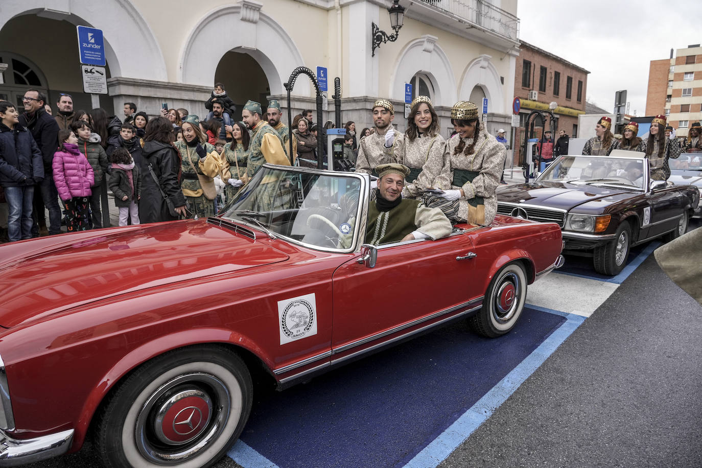 La llegada de los Reyes Magos a Vitoria, en imágenes