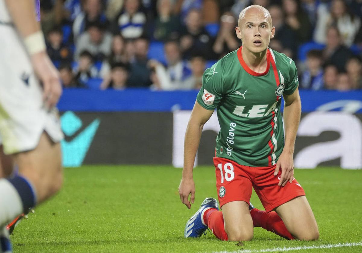 Jon Guridi, en el partido del martes contra la Real Sociedad.