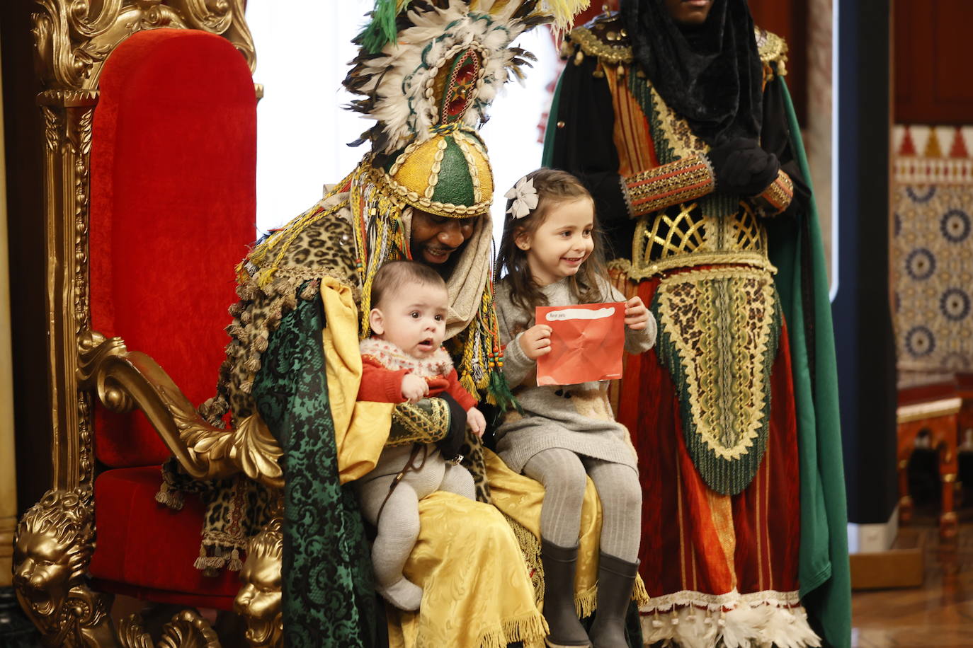 Recepción de los Reyes Magos en el Ayuntamiento de Bilbao