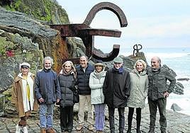 Los hijos de Eduardo y Pilar. De izquierda a derecha: Susana, Eduardo, Guiomar, Pedro, Carmen, Ignacio, María y Luis.