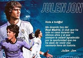 La carta de despedida de Julen Jon Guerrero al Real Madrid