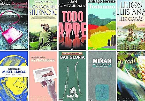 Los 10 títulos (en castellano y euskera) más prestados en Vitoria.