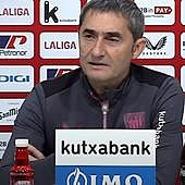 Valverde responde a Imanol: «No tiene que haber tangana para que un derbi sea especial»