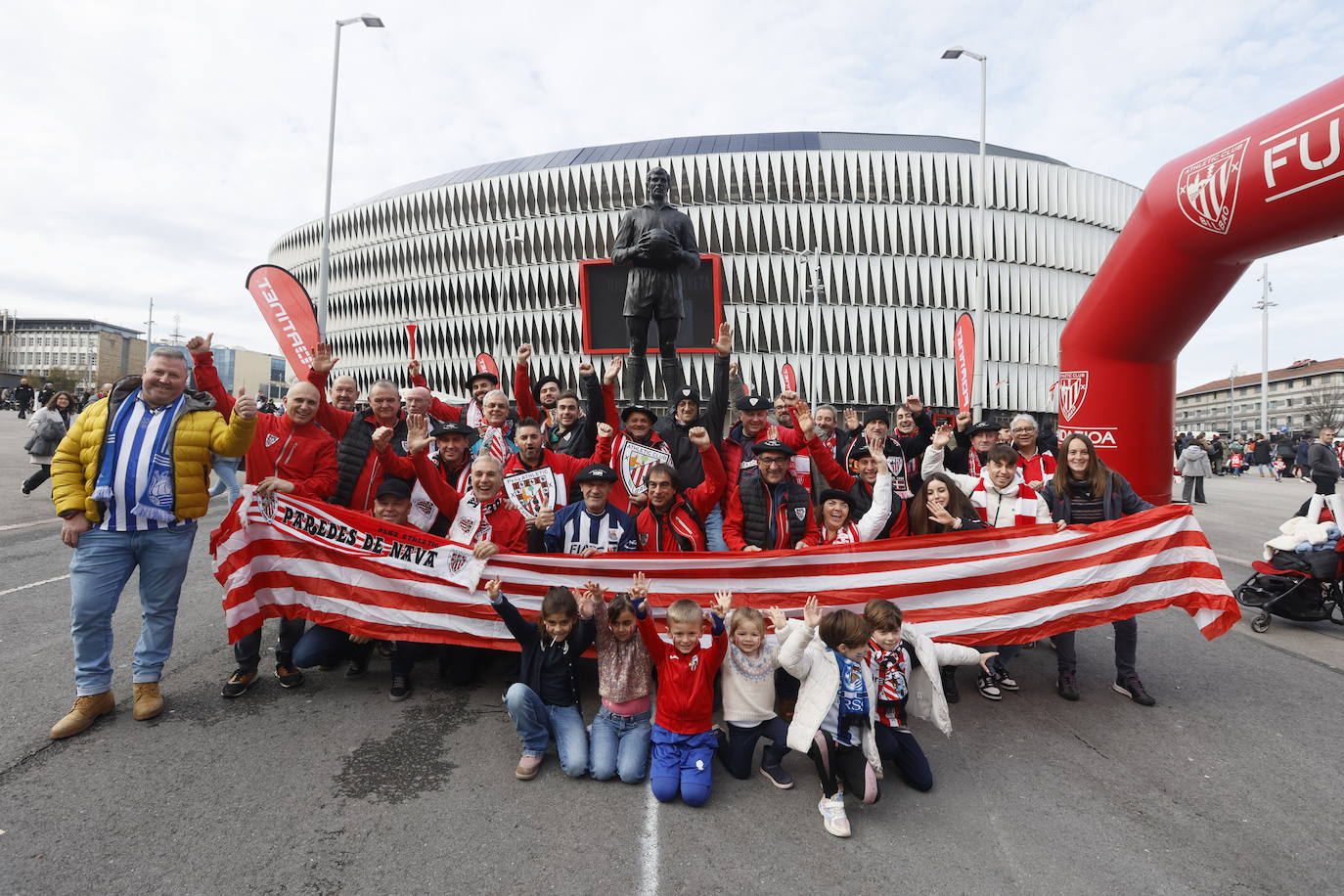 El ambiente previo al derbi, en imágenes