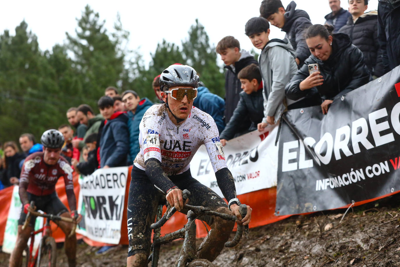 Campeonato de España de ciclocross celebrado en Amurrio. Gorka Corres se cuelga el bronce
